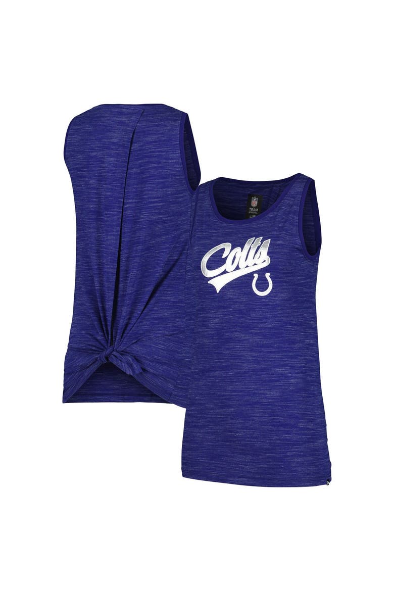 Women's New Era  Royal Indianapolis Colts  Space Dye Active Tank Top, Alternate, color, Royal