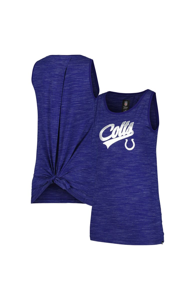 New Era Women's New Era Royal Indianapolis Colts Space Dye Active Tank Top, Alternate, color, Royal