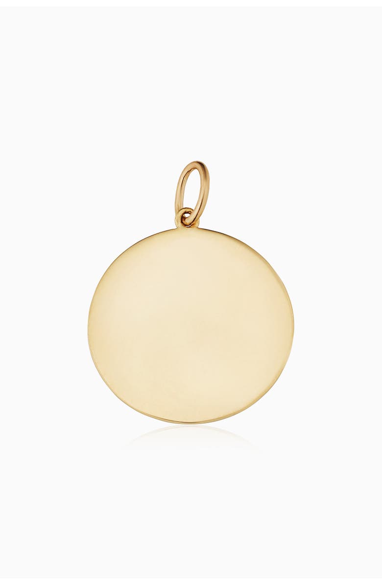 Oradina 14K Yellow Gold Medusa Medallion Pendant Charm, Alternate, color, Yellow Gold