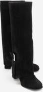 Forever & Always Shoes Lojo Leather Block Heel Boot