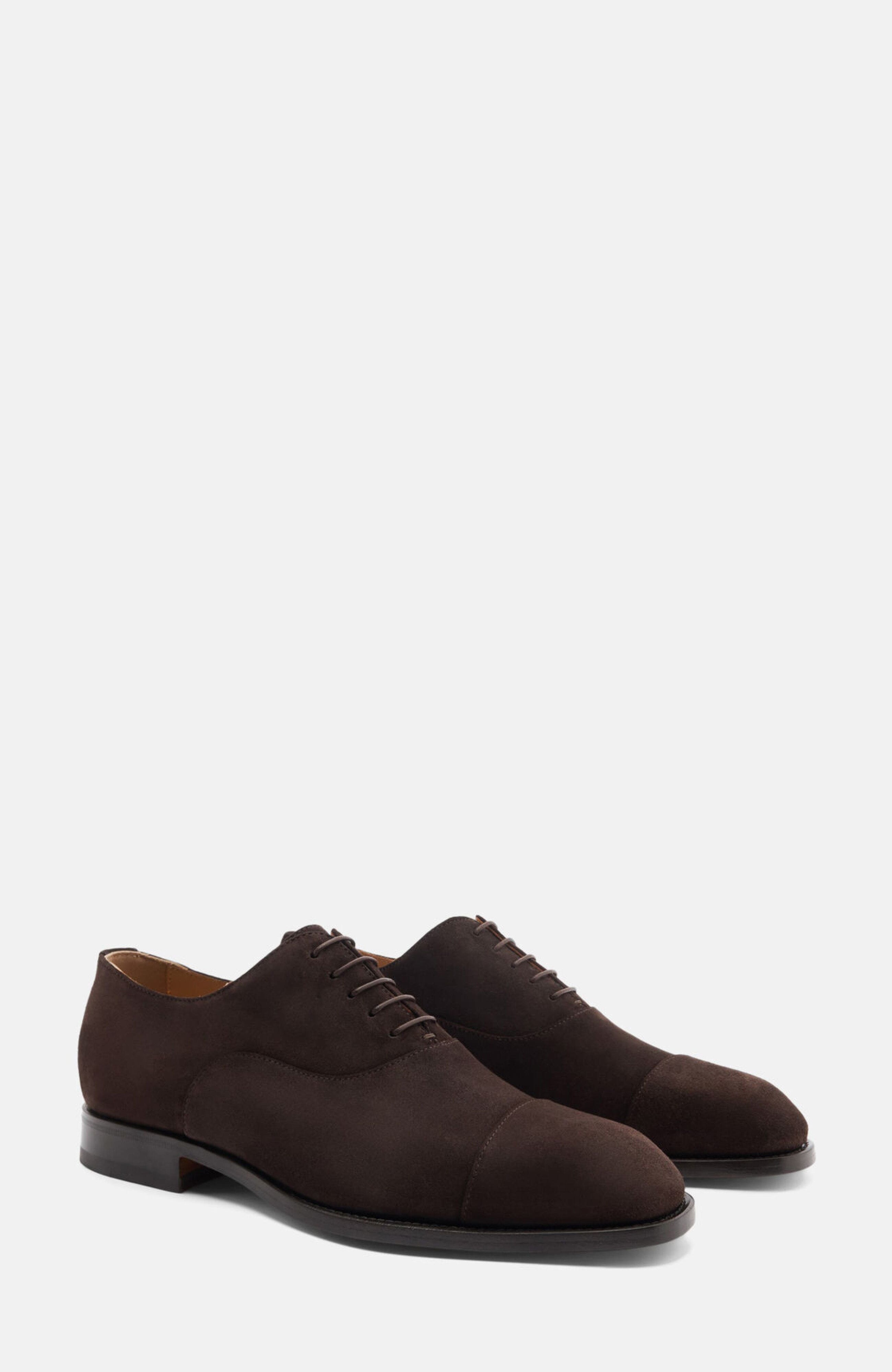 Salvatore Oxfords, Main, color, Brown - Suede
