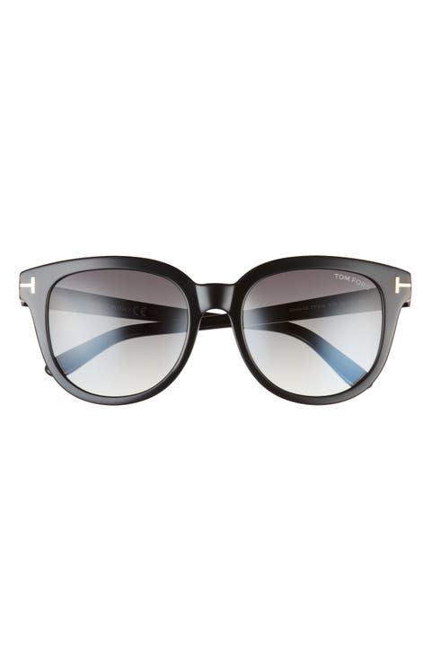 Olivia 54mm Gradient Round Sunglasses