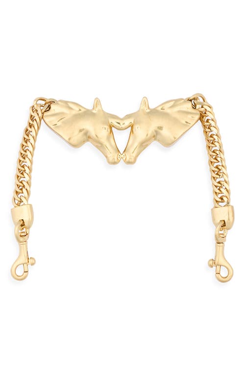 Clare V . Le Cheval Top Handle In Gold