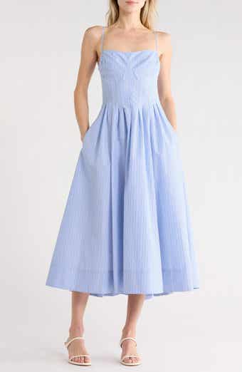 Simkhai Kittiya Sweetheart Fit & Flare Dress