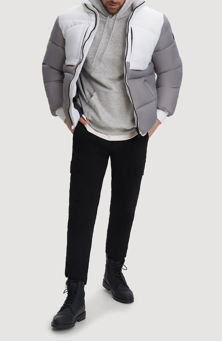 Noize Atlas Hooded Puffer Jacket, Alternate, color, Off White/ Ultimate