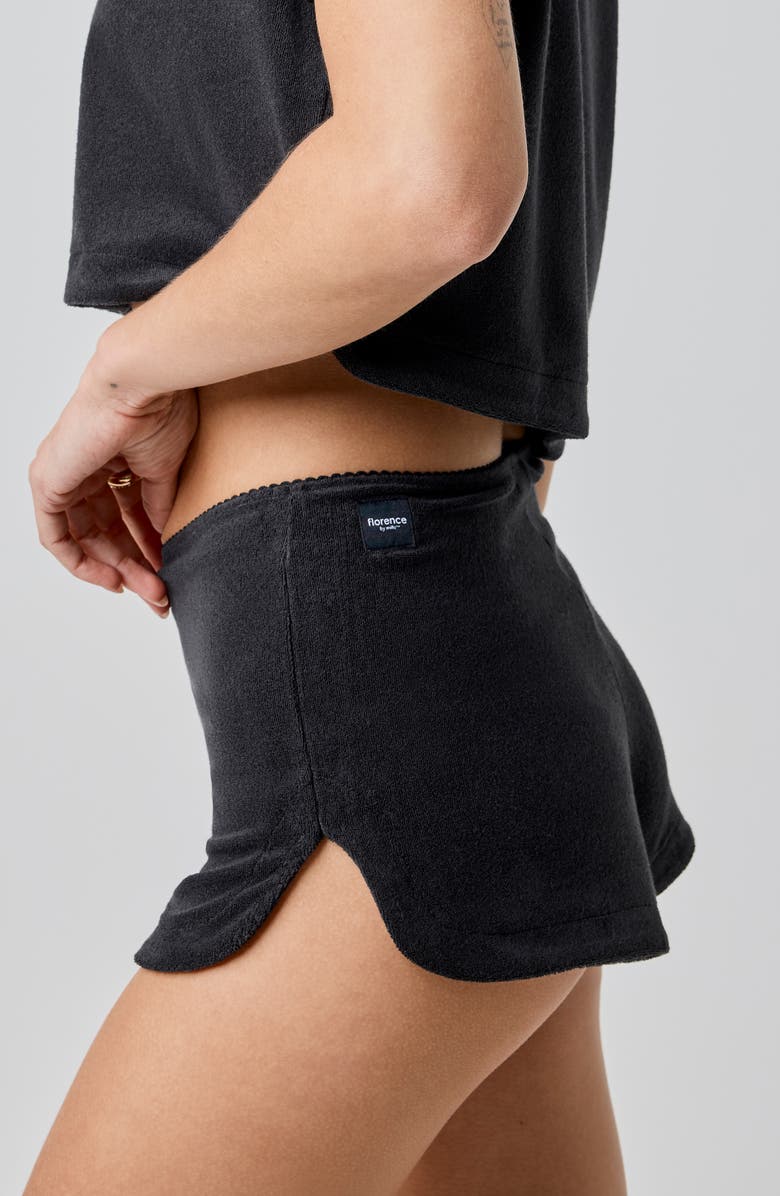 Florence by Mills French Terry Shorts, Alternate, color, Black