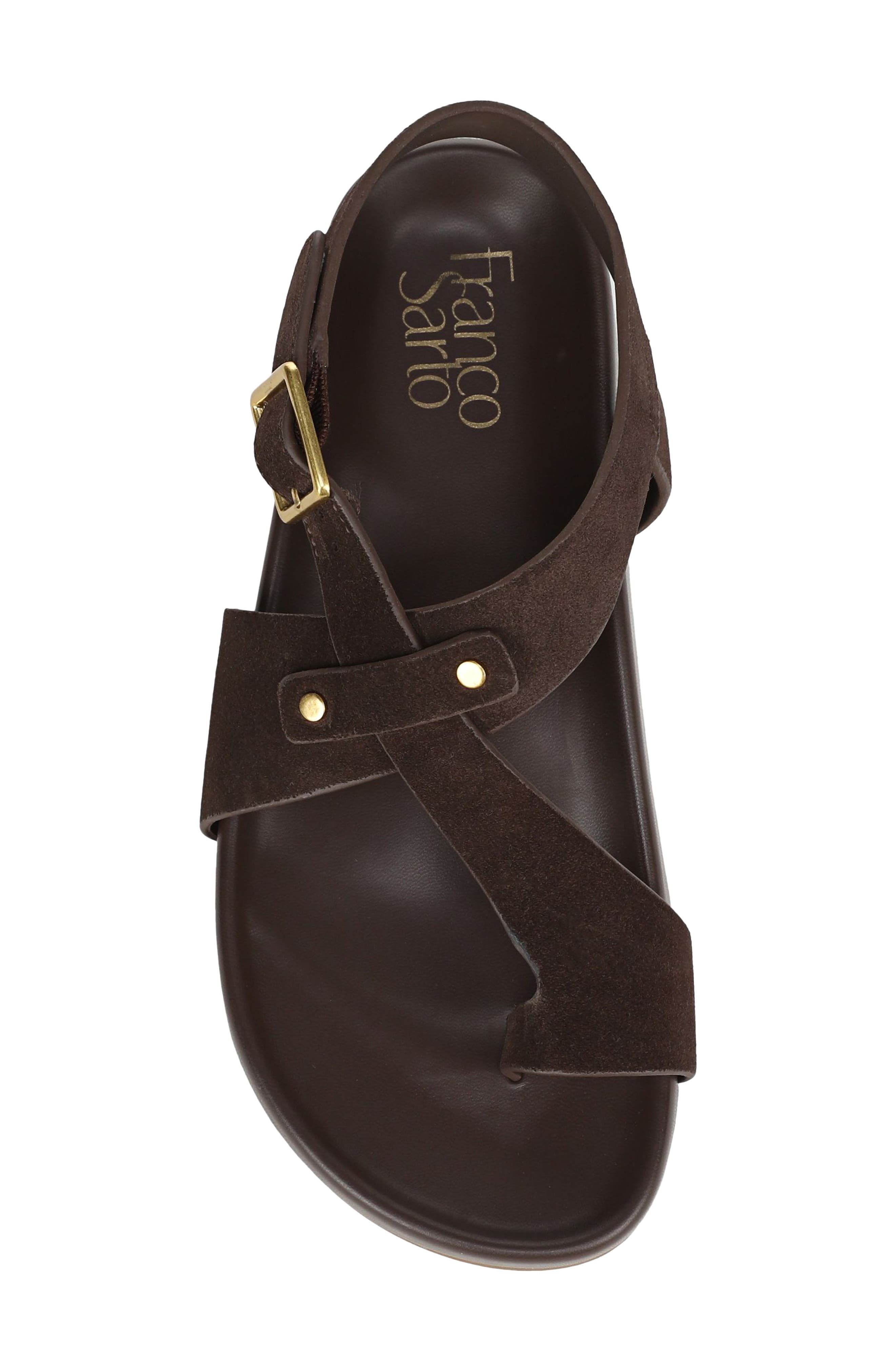 Franco Sarto Blair Sandal, Alternate, color, Umber Brown