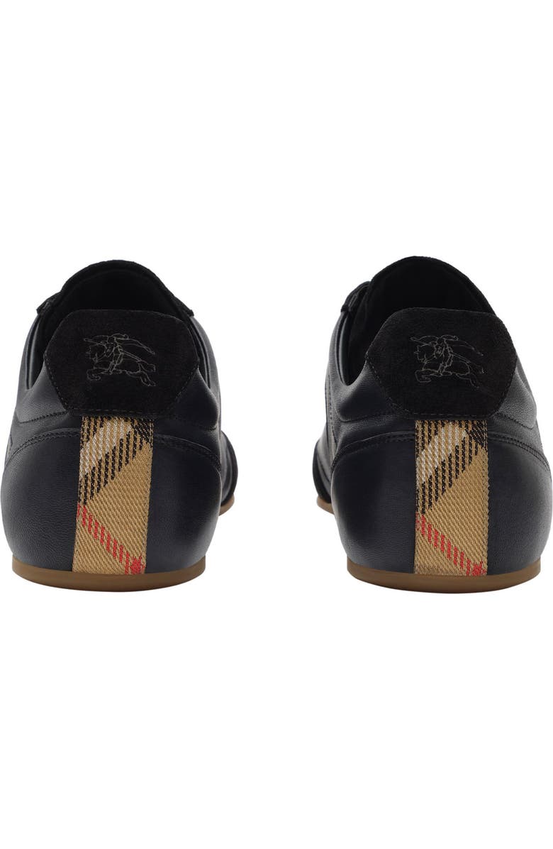 Burberry Equestrian Knight Design Runner Sneaker, Alternate, color, Black