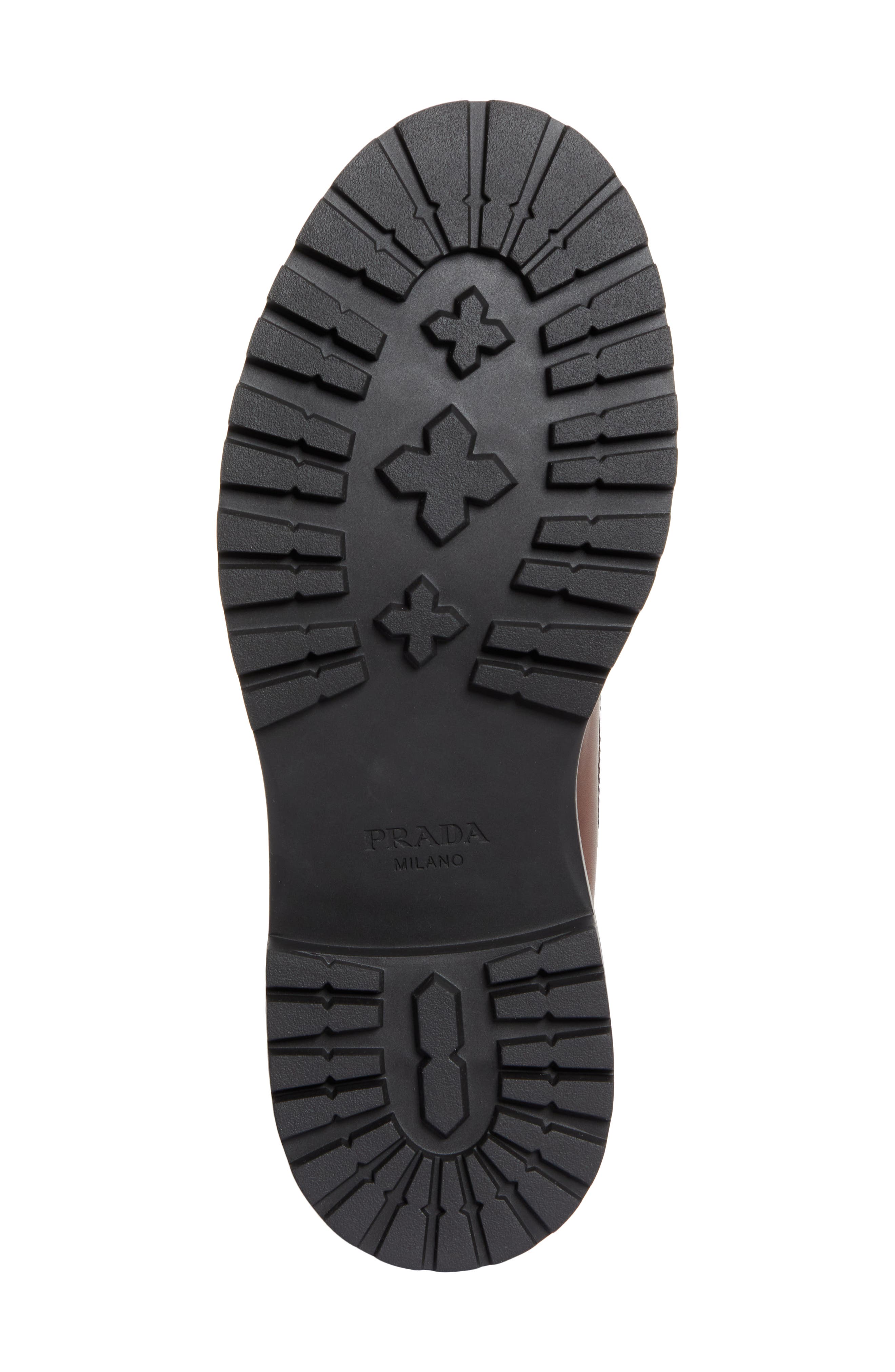 Prada Combat Boot, Alternate, color, 