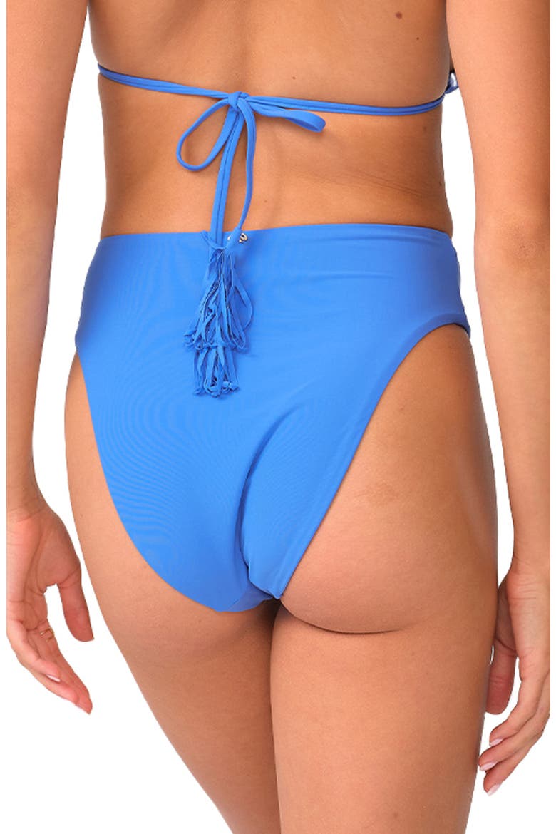 Harlow High Waist Bikini Bottoms, Alternate, color, BLUEBERRY