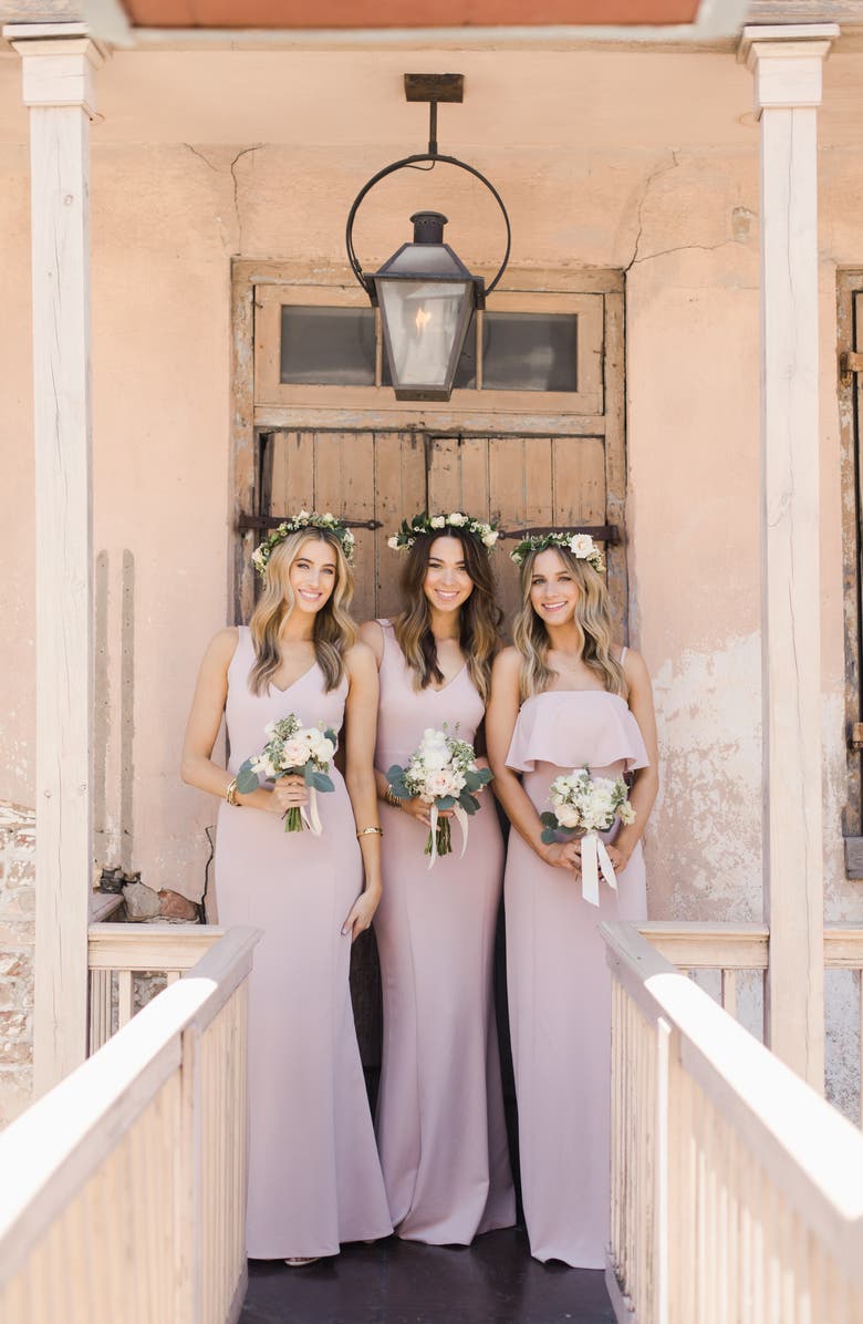 Show Me Your Mumu Chicago Stretch Crepe Mermaid Gown, Alternate, color,