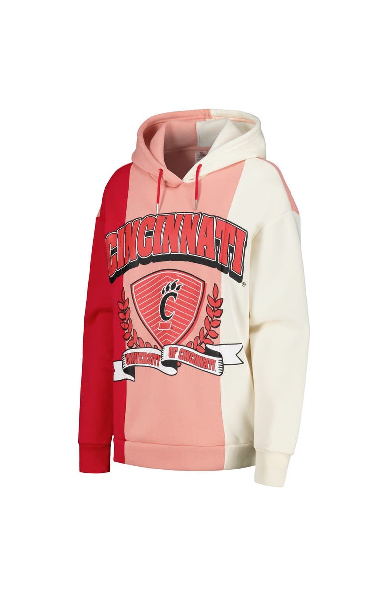 GAMEDAY COUTURE Women's Gameday Couture Red Cincinnati Bearcats Hall of Fame Colorblock Pullover Hoodie, Alternate, color, Red