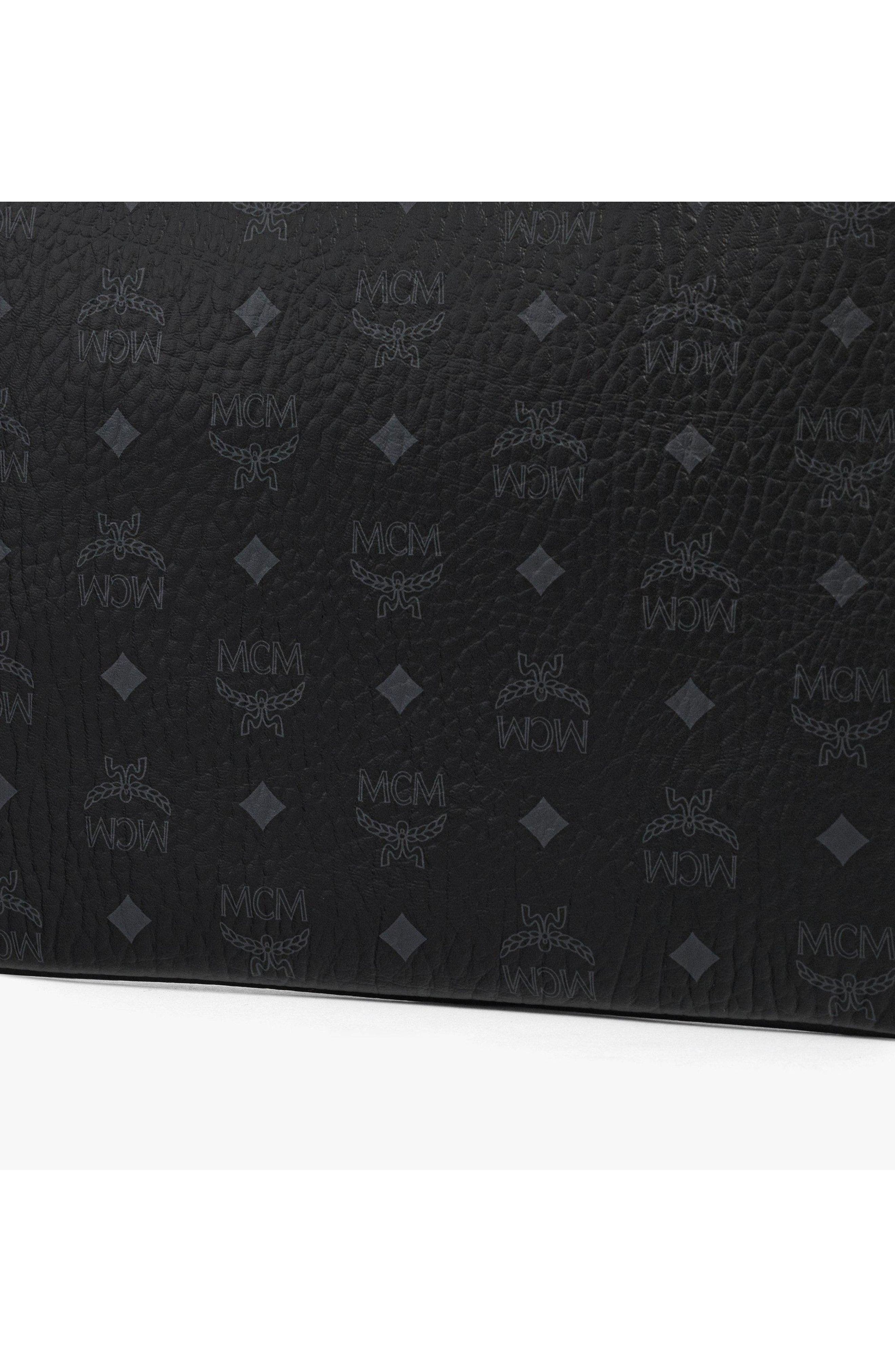 Medium Crossbody Pouch in Visetos Original, Alternate, color, Black