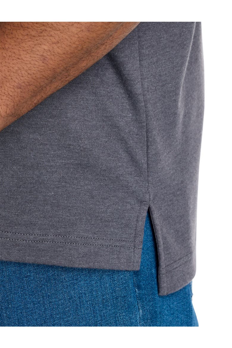 Big & Tall Interlock Polo Shirt, Alternate, color, GRAY NIGHT PD