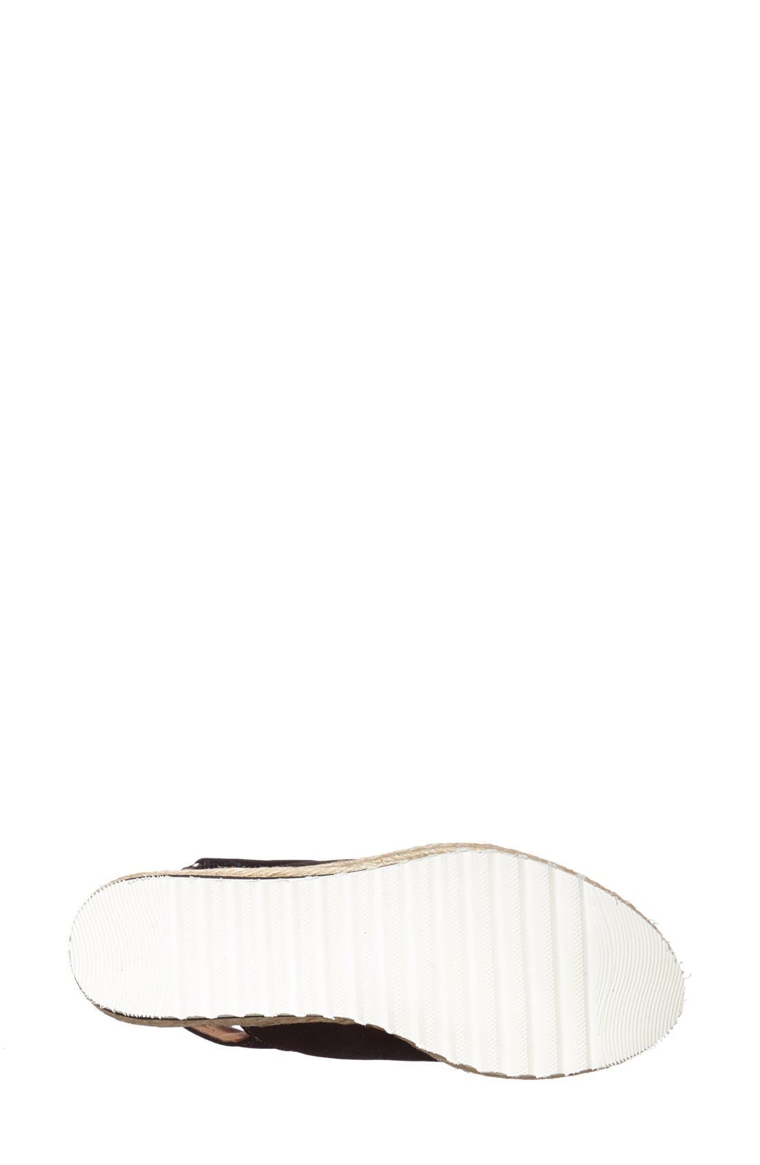 'Greta' Slingback Sandal, Alternate, color, BLACK