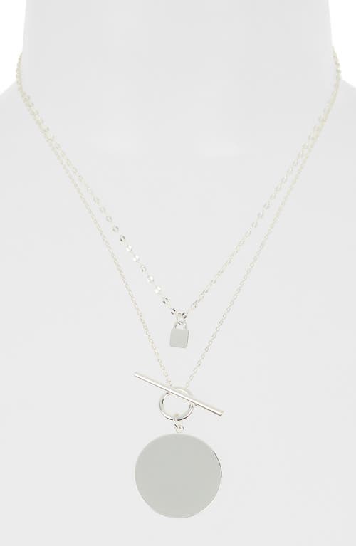 Nordstrom Rack Set Of 2 Demi Fine Disc Pendant Necklaces