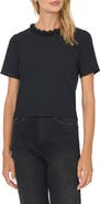 CeCe Rosette Trim T-Shirt