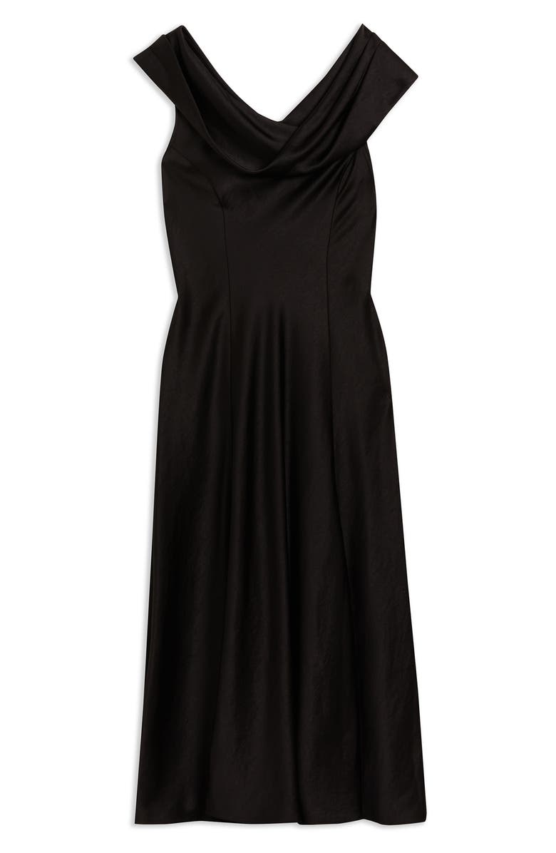 Ted Baker London Sirinna Draped Bias Cut Satin Midi Dress, Alternate, color,