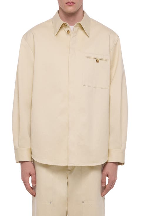 Cotton Chino Twill Overshirt