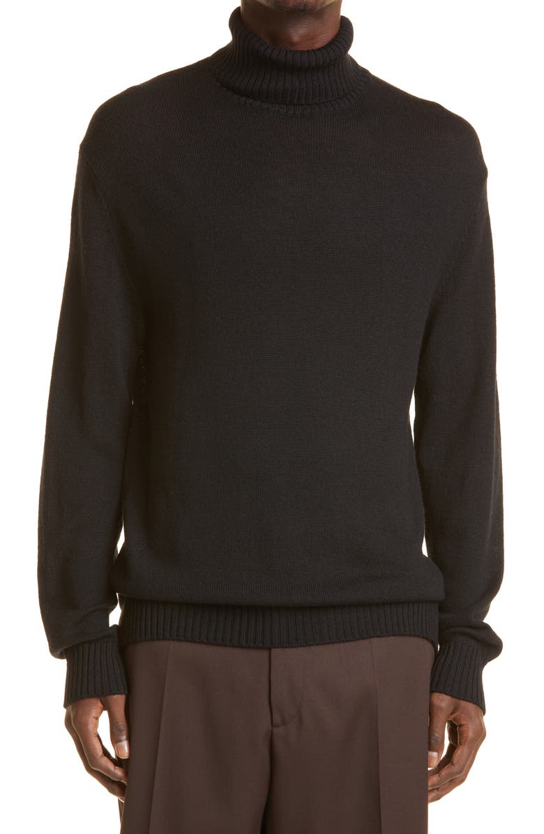 Jil Sander Men's Wool Turtleneck Sweater, Main, color,