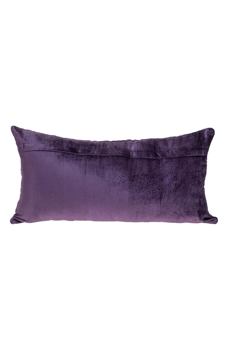 PARKLAND COLLECTION Sora Quilted Throw Pillow, Alternate, color, Purple