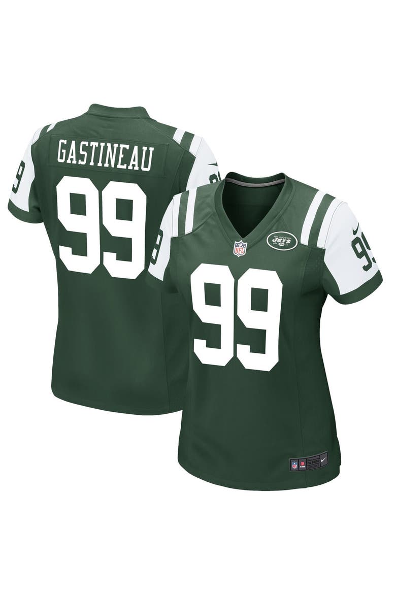 Women's Nike Mark Gastineau Green New York Jets Retired Game Jersey, Main, color, Green