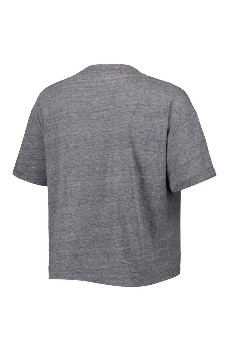 LEAGUE COLLEGIATE WEAR Women's League Collegiate Wear Heather Gray Florida Gators Intramural Midi Seal Tri-Blend T-Shirt, Alternate, color,