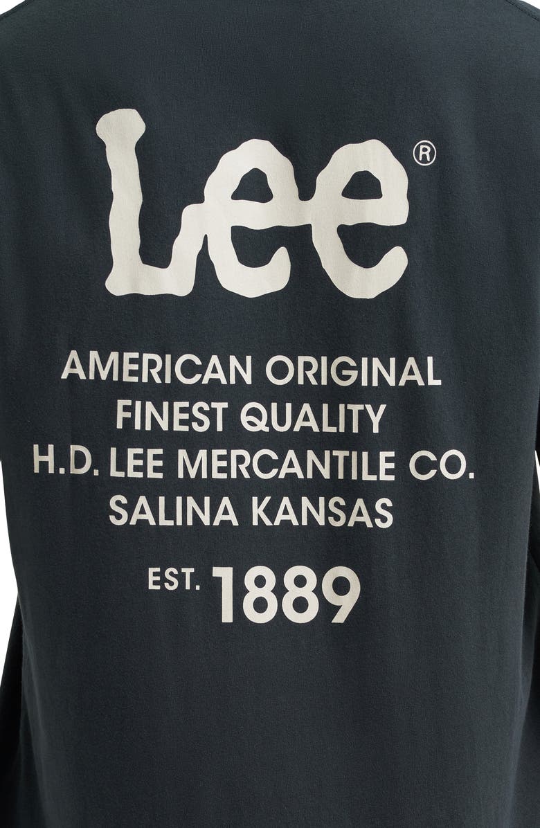 Lee Logo Graphic T-Shirt, Alternate, color, Washed Black