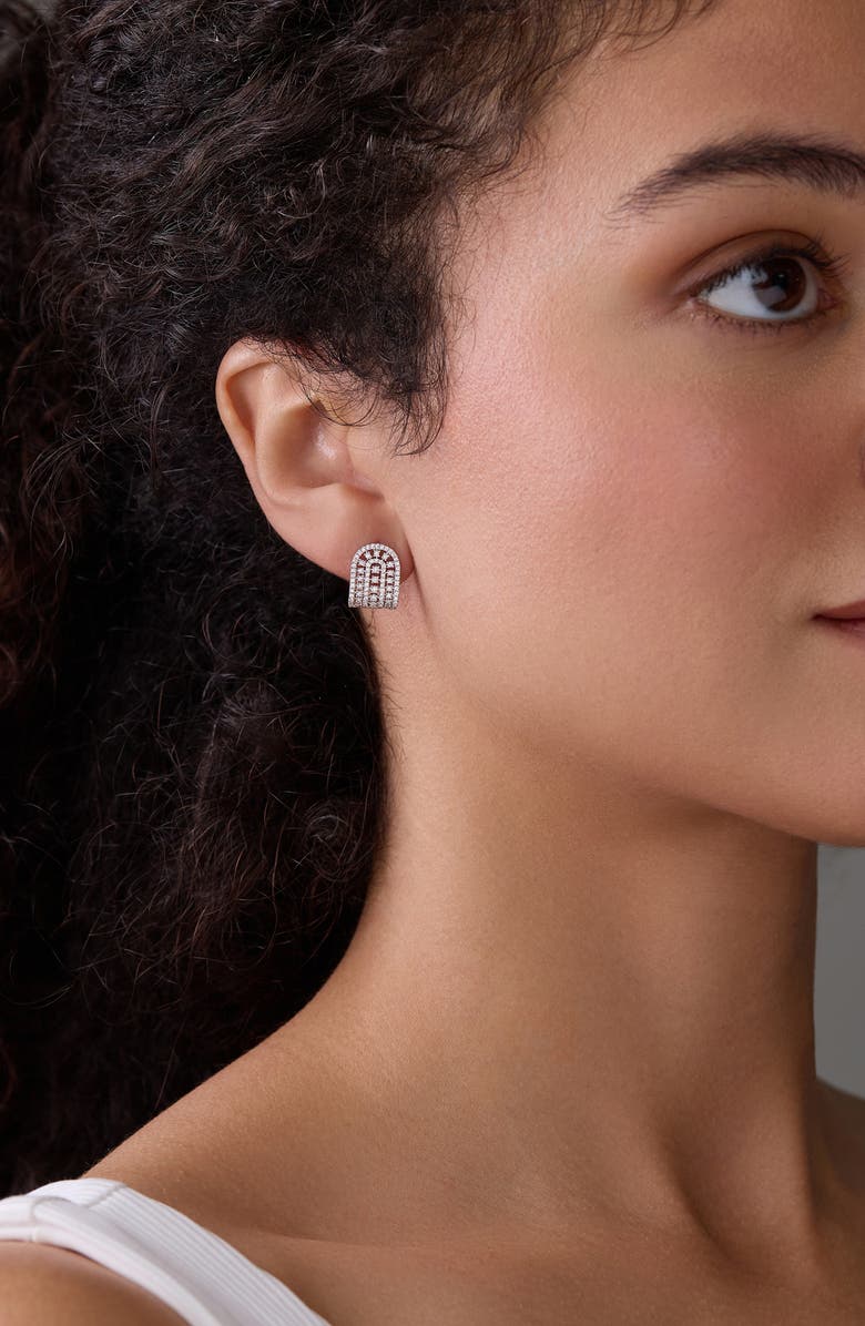 Bony Levy 18K Gold Diamond Stud Earrings, Alternate, color, 18Kw