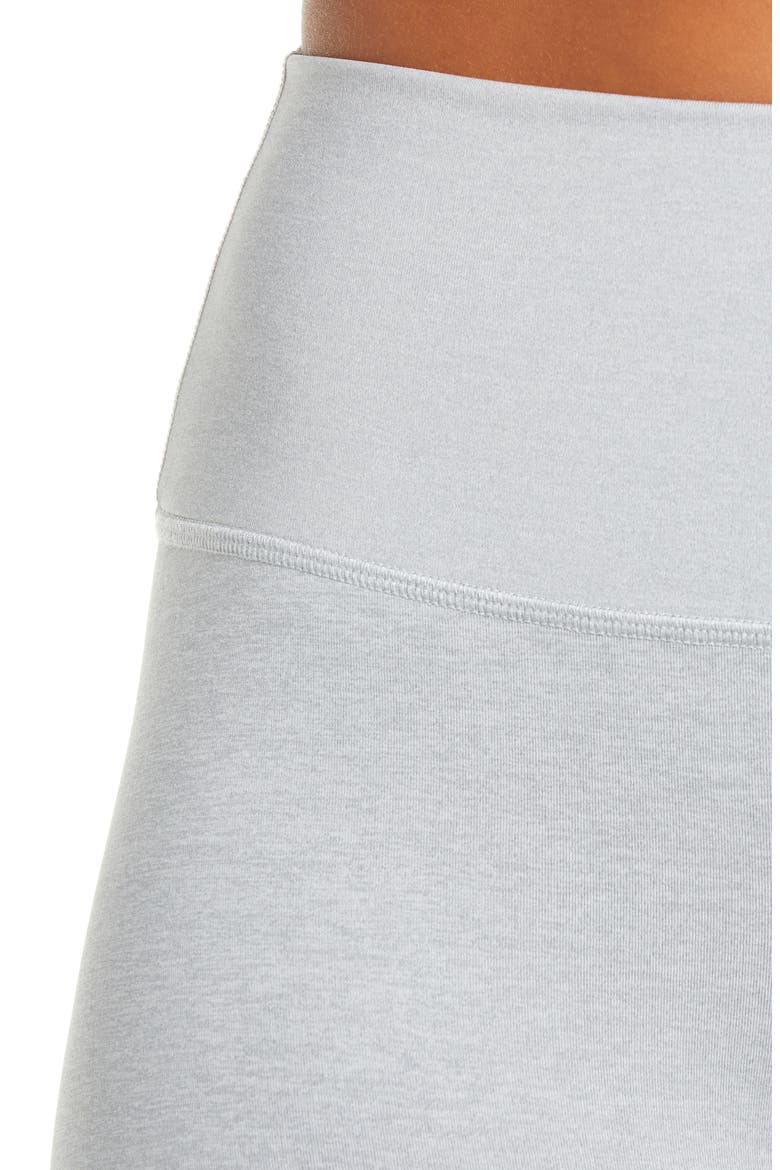Legit High Waist Leggings, Alternate, color, ATHLETIC HEATHER GREY/ WHITE