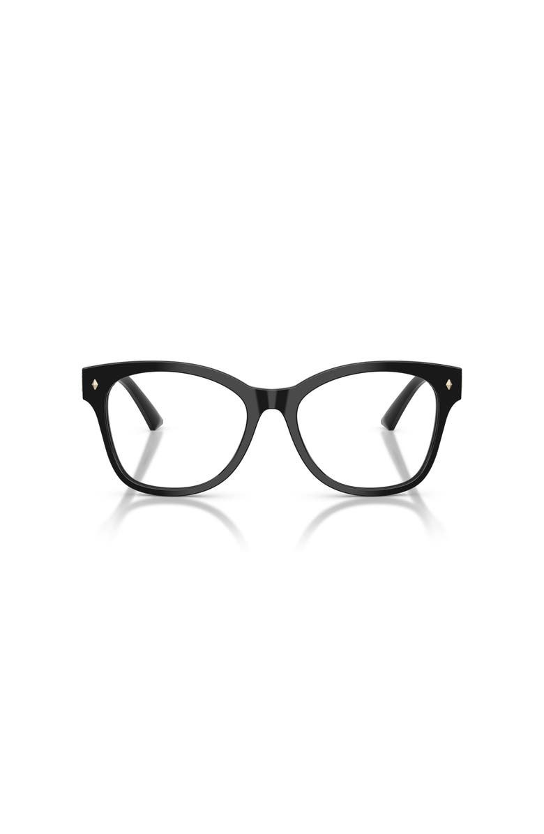 Jimmy Choo 54mm Square optical glasses, Alternate, color, Black