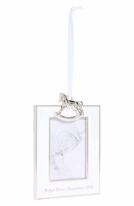 Baby's First Christmas 2026 Picture Frame Ornament