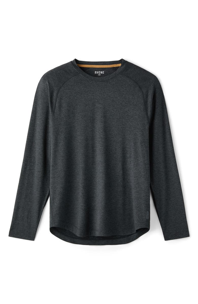 Rhone Atmosphere Long Sleeve Performance T-Shirt, Alternate, color, Pine Gray Heather