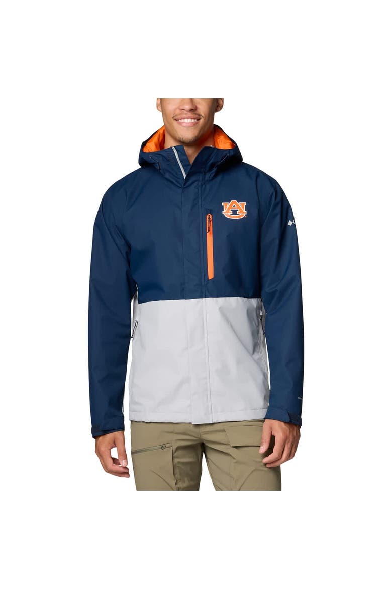 Men's Columbia  Navy Auburn Tigers Field Bound Omni-Tech™ Full-Zip Jacket, Main, color, Navy