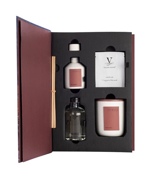 Vila Hermanos Vila Organic Gift Set Candle In Brown