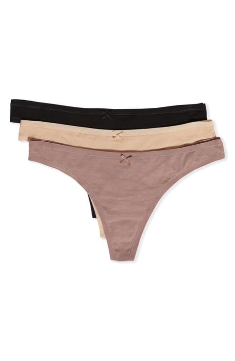 Jack 3-Pack Cotton Thongs