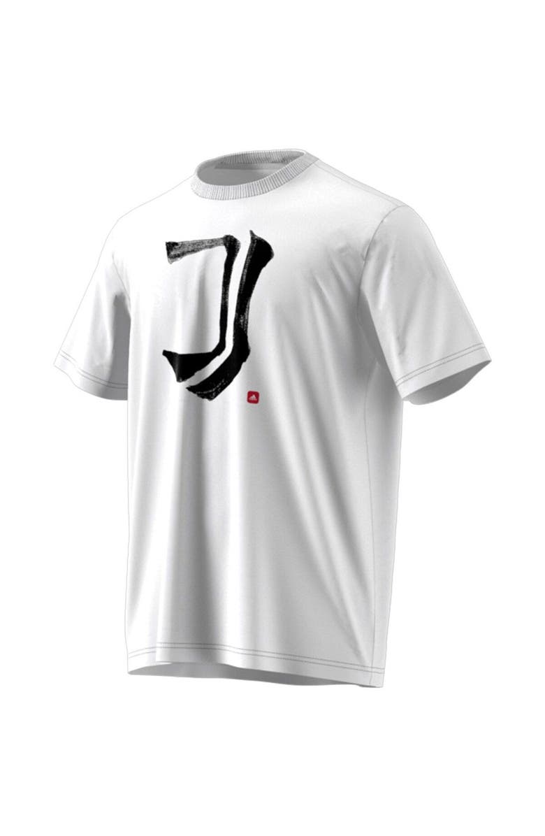 adidas Men's adidas White Juventus Chinese Calligraphy T-Shirt, Alternate, color, White