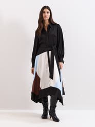 Phase Eight Samalie Satin Hanky Dress
