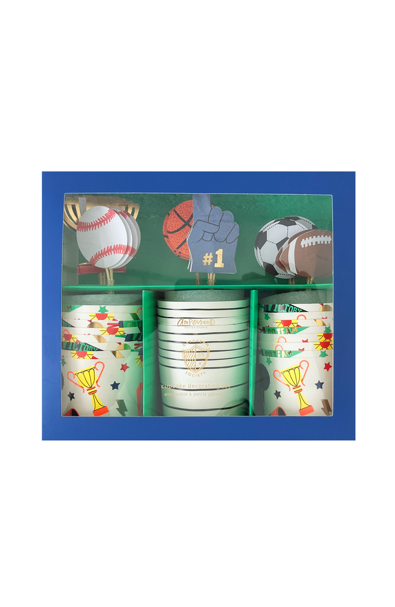 Daydream Society Sports Cupcake Decorating Set, Main, color, Assorted Pre-Pack