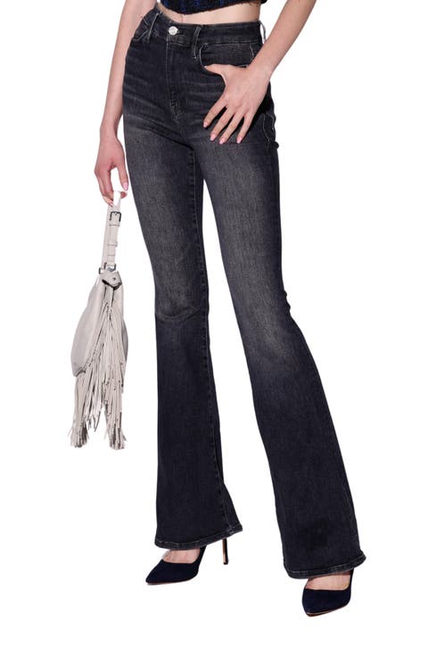 Icon High Rise Flare Stretch Jeans