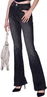 Walter Baker Icon High Rise Flare Stretch Jeans