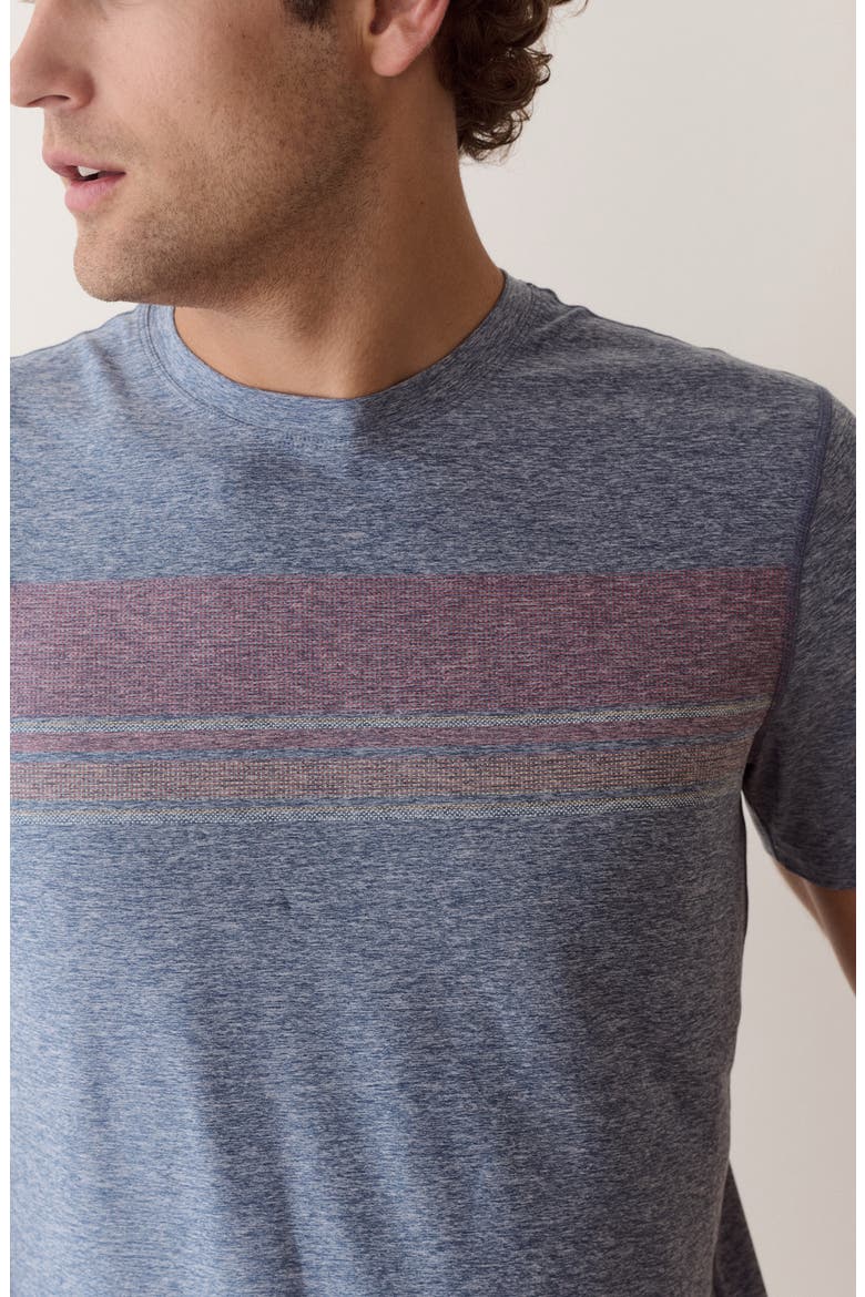 Everyday Sport Stripe T-Shirt, Alternate, color, VINTAGE INDIGO HEATHER