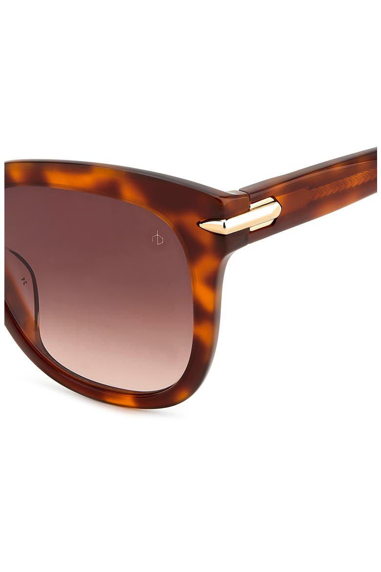 55mm Square Sunglasses, Alternate, color, HAVANA