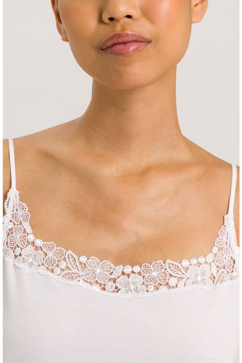 Michelle Supima® Cotton Chemise, Alternate, color, WHITE