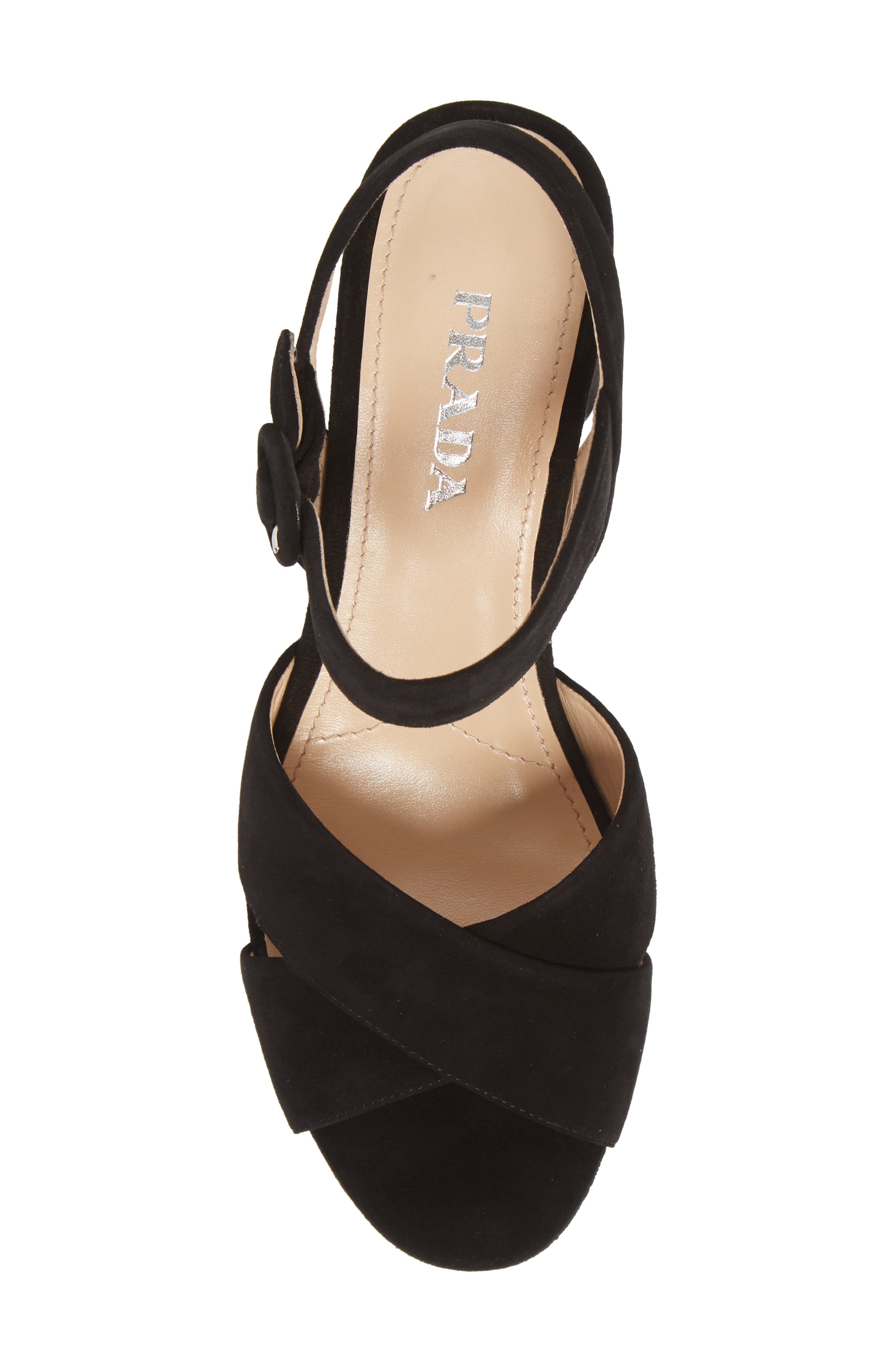 Prada Platform Sandal, Alternate, color, 