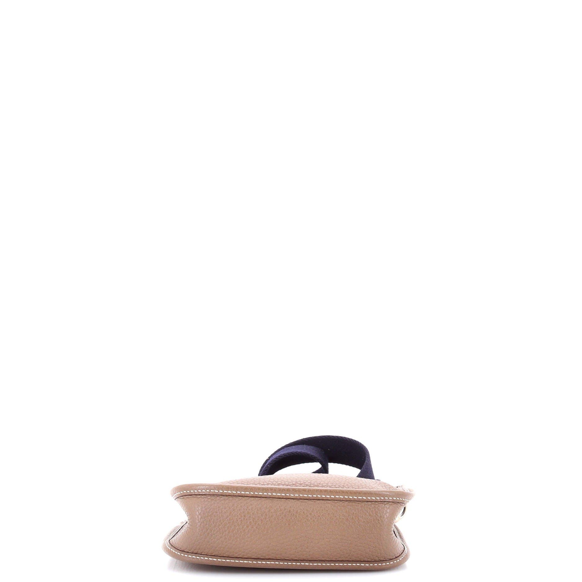 Pre-Owned Hermes Evelyne Bag Gen III Clemence TPM, Alternate, color, Etoupe