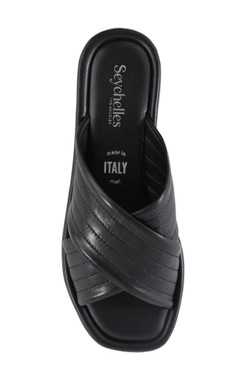 Seychelles World View Ii Slide Sandal In Black