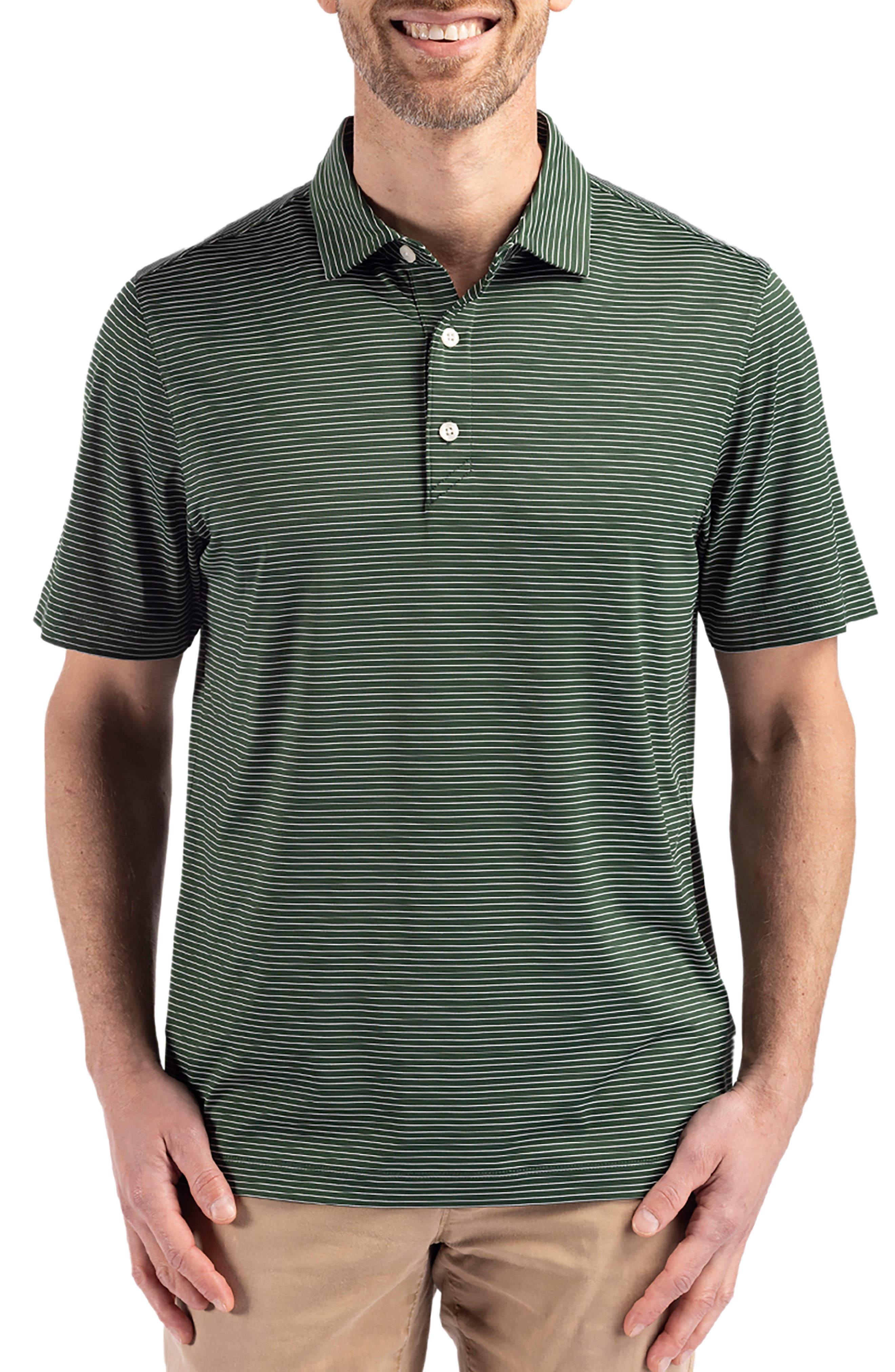 Forge Fine Line Stripe Recycled Blend Polo - image 5