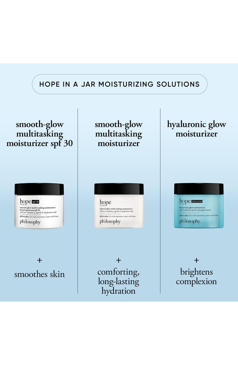 philosophy hope in a jar smooth-glow multi-tasking moisturizer spf 30, Alternate, color, 