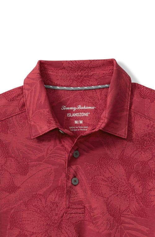 Tommy Bahama Palm Fresco Hibiscus Islandzone® Polo In Red